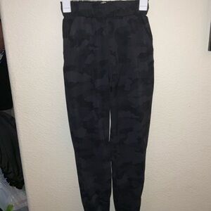 Black Camouflage Jogger Pants
